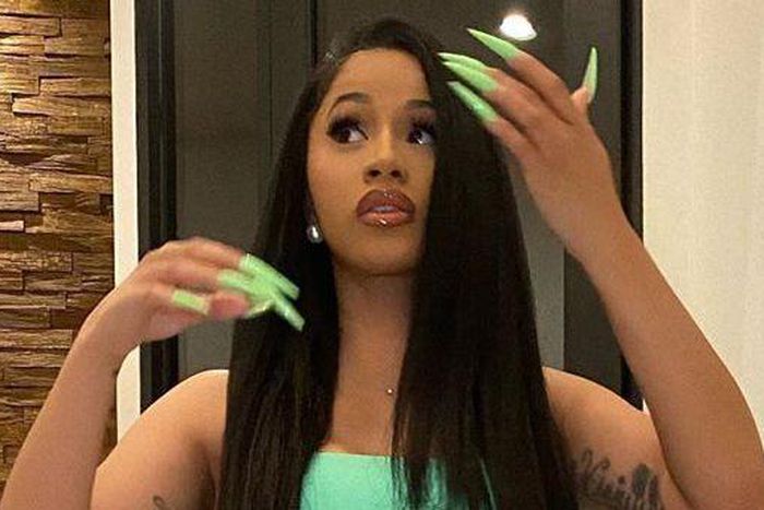 Cardi B Does DIY Hair Mask With Daughter Kulture