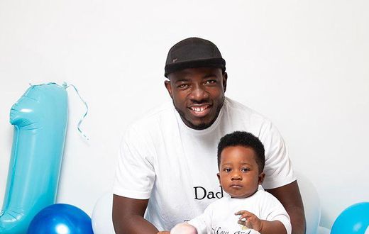 Gospel musician EBA and son