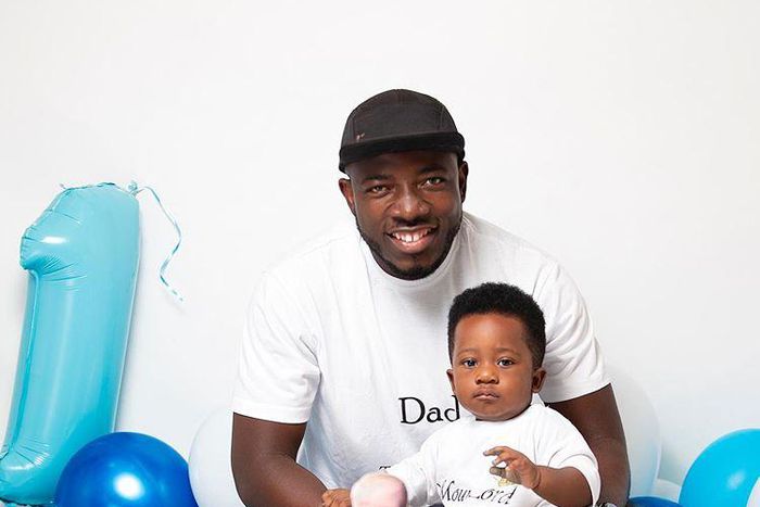 Gospel musician EBA and son