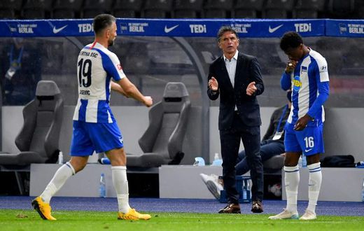 Hertha Berlin coach Bruno Labbadia has started his tenure with two wins