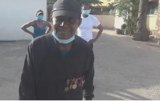 Ghanaian war veteran, 95, raises £18,000 by walking to support COVID-19 fight