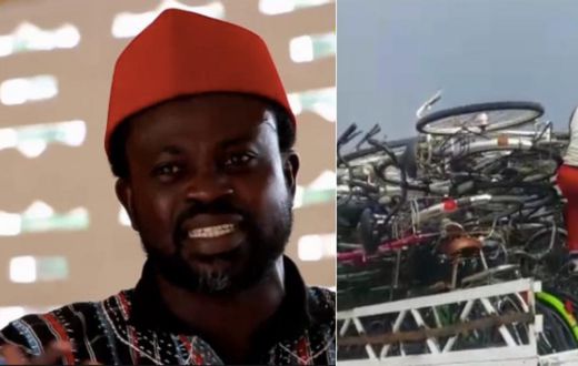 Eric Amankwa Blay takes back 250 bicycles he donated to delegates, party executives