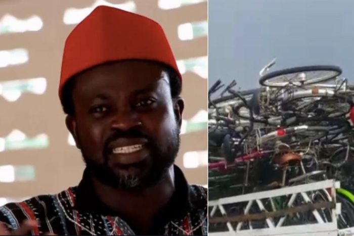 Eric Amankwa Blay takes back 250 bicycles he donated to delegates, party executives