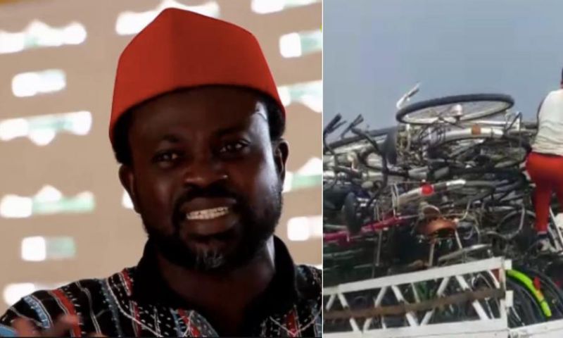 Eric Amankwa Blay takes back 250 bicycles he donated to delegates, party executives