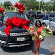Nana Aba Anamoah receives Range Rover as birthday gift