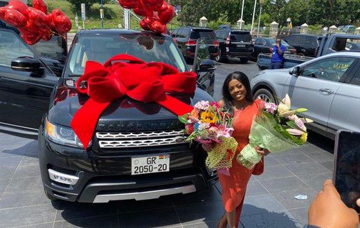Nana Aba Anamoah receives Range Rover as birthday gift