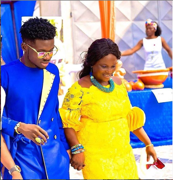 Kuame Eugene and his mum