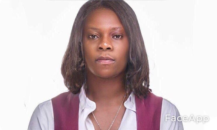 look as a woman according to Face App