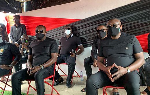 Despite, Ernest Ofori Sarpong, Kennedy Osei, others spotted at Kwadwo Wiafe’s one-week memorial