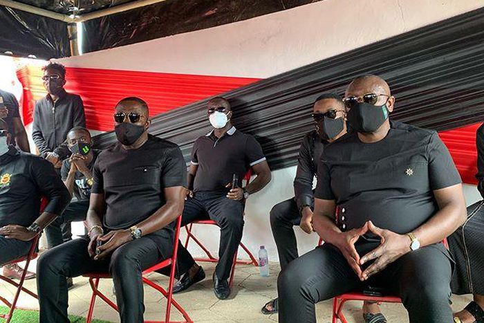 Despite, Ernest Ofori Sarpong, Kennedy Osei, others spotted at Kwadwo Wiafe’s one-week memorial