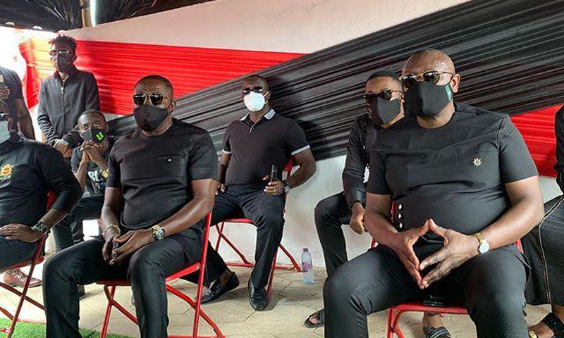 Despite, Ernest Ofori Sarpong, Kennedy Osei, others spotted at Kwadwo Wiafe’s one-week memorial