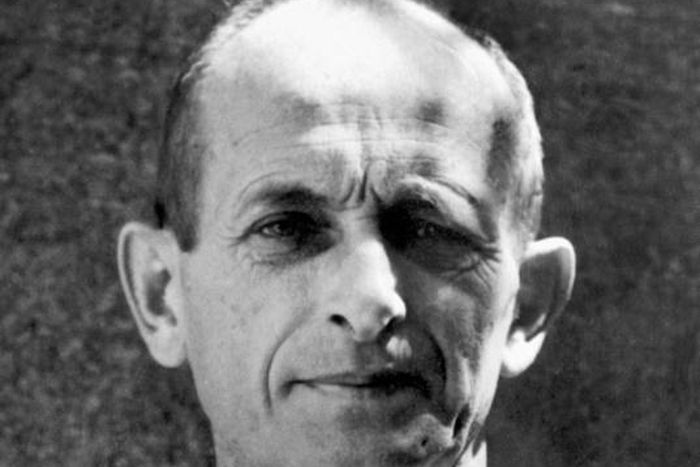 Adolf Eichmann, one of the masterminds of the Holocaust, in an undated photograph