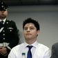 Chilean Nicolas Zepeda, pictured at an extradition hearing in Santiago March 5, 2020, has been ordered sent back to France to face trial for the alleged murder of a Japanese student