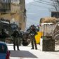 Israeli soldiers hunt for the Palestinian stonethrower believed to be responsible for the death of a comrade during an arrest operation in the village of Yaabad in the occupied West Bank