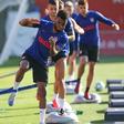 Atletico Madrid players continued training on Monday ahead of a possible La Liga restart in mid-June