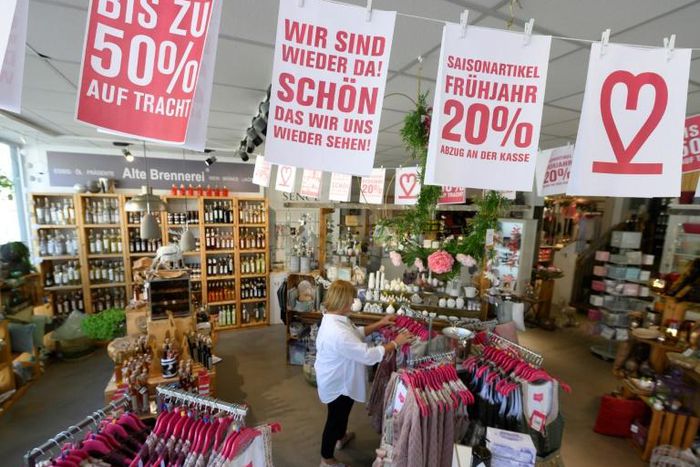 So far only shops up to a floor space of 800 square metres (8,600 square feet) had been authorised to resume sales