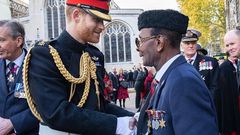 Private Joseph Hammond with Prince Harry