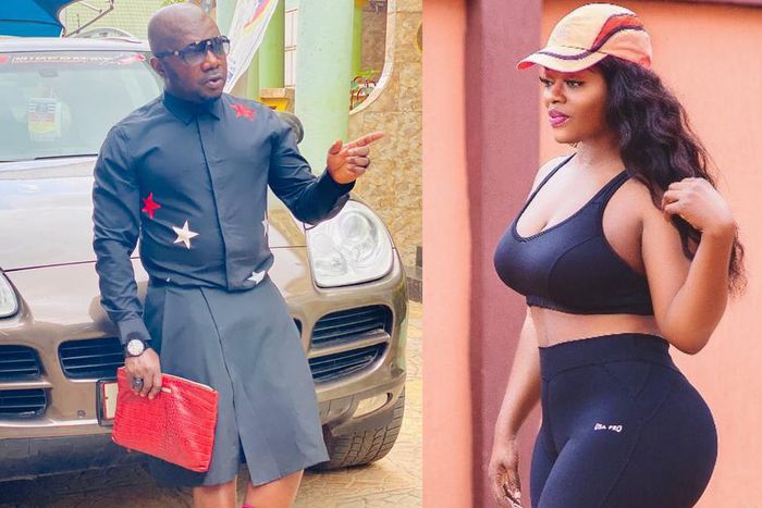 Osebor and ex-wife Ohemaa