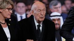 Former French president Valery Giscard d'Estaing, pictured last year, has been accused of sexual assaulting a reporter in 2018