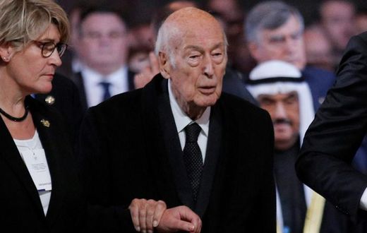 Former French president Valery Giscard d'Estaing, pictured last year, has been accused of sexual assaulting a reporter in 2018