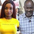 Kennedy Agyapong's baby mama goes down on her knees, begs him for forgiveness