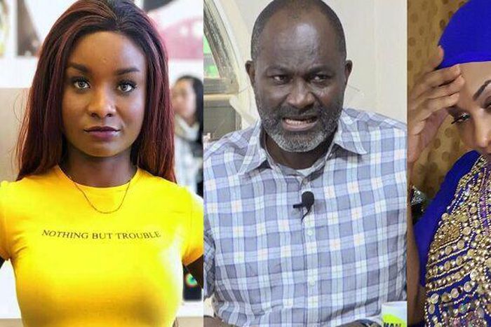 Kennedy Agyapong's baby mama goes down on her knees, begs him for forgiveness