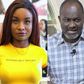 Kennedy Agyapong's baby mama goes down on her knees, begs him for forgiveness
