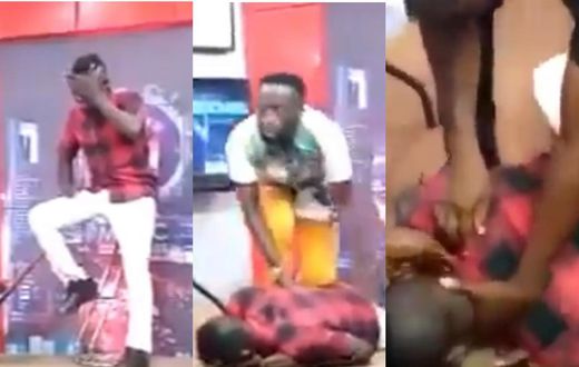 Ghanaian musician collapses on live TV