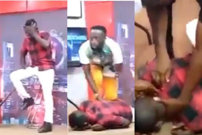 Ghanaian musician collapses on live TV