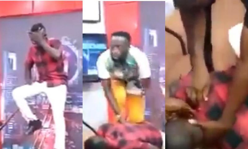Ghanaian musician collapses on live TV