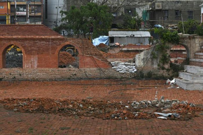 Nepal's reconstruction work has been hit by the coronavirus pandemic