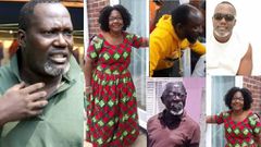 Late Bishop Nyarko, mother and some colleague actors