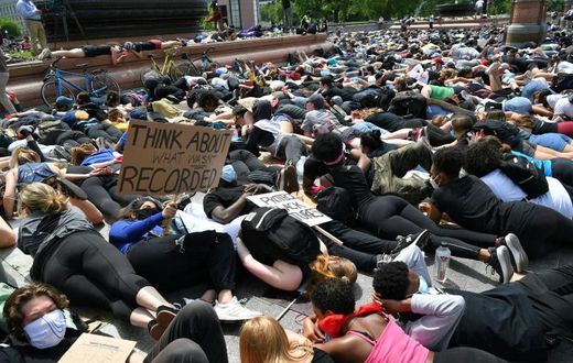 The death of George Floyd has sparked nationwide protests, including this one in Washington near the US Capitol on June 3, 2020