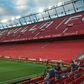 Picture this: Photographers wait for the start of the Spanish League match between Sevilla and Real Betis at the Ramon Sanchez Pizjuan stadium