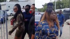 Sista Afia and Freda Rhymz fight at TV3