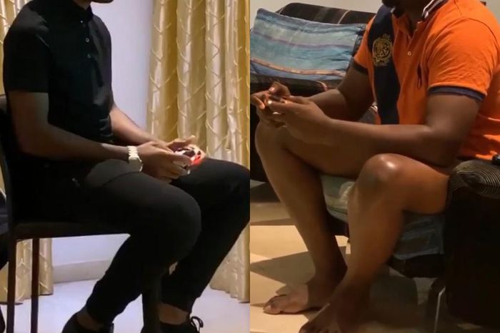 Mahama’s son destroys John Dumelo in FIFA game