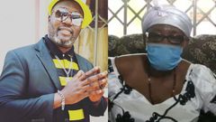 Bernard Nyarko and mother