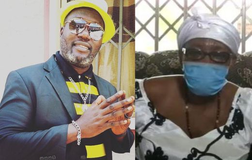 Bernard Nyarko and mother