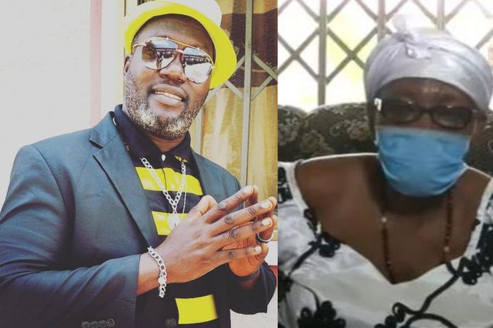 Bernard Nyarko and mother