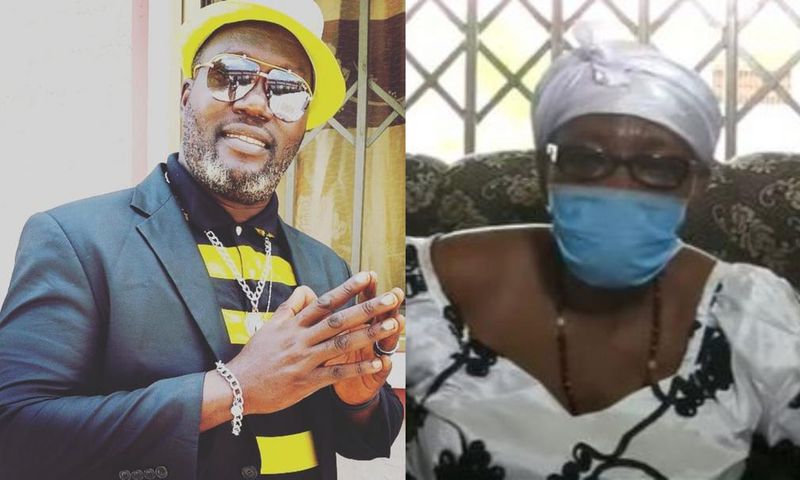Bernard Nyarko and mother