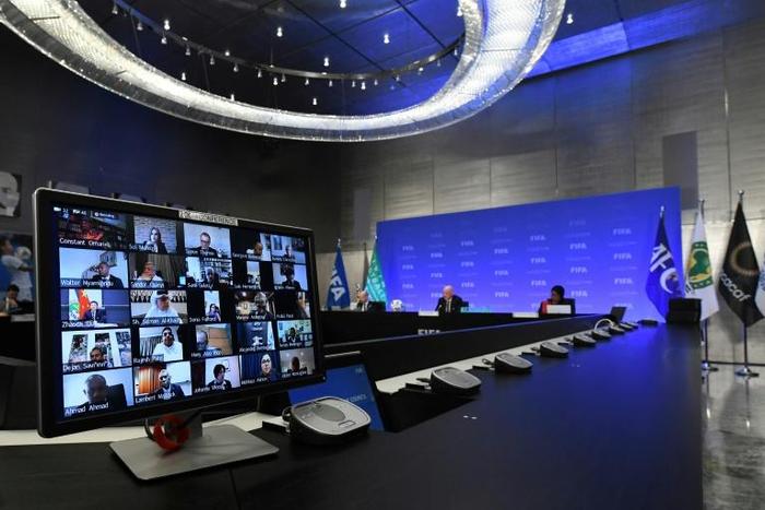Thursday's FIFA Council meeting was held by video-conference because of the coronavirus pandemic