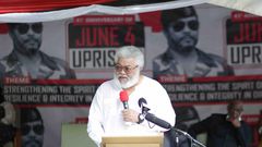 The late Jerry John Rawlings