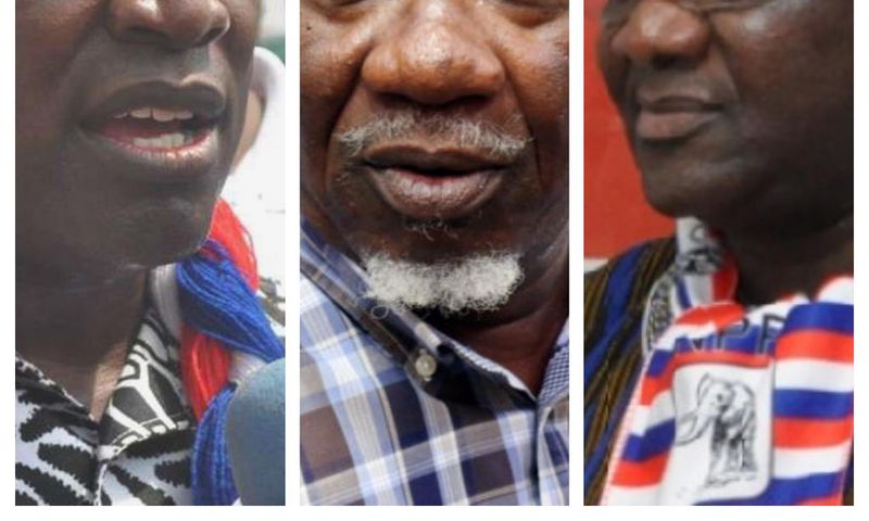 Kwabena Agyapong, Allotey Jacobs and Paul Afoko