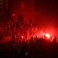 Fans gather at Anfield after Liverpool won the Premier League