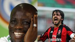 Stephen Appiah and Gattuso