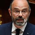 French Prime Minister Edouard Philippe  delivers a speech as he presents the government's plan to exit from the lockdown