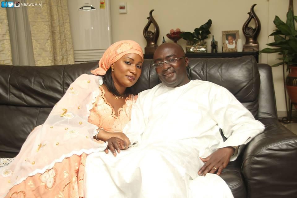 Dr Mahamudu Bawumia with Samira