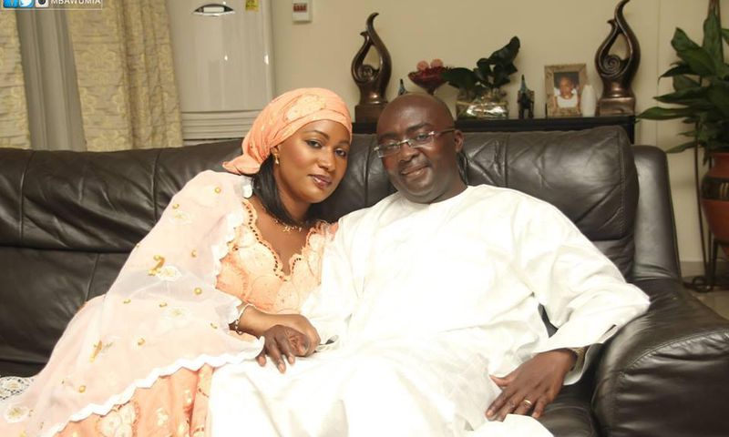 Dr Mahamudu Bawumia with Samira