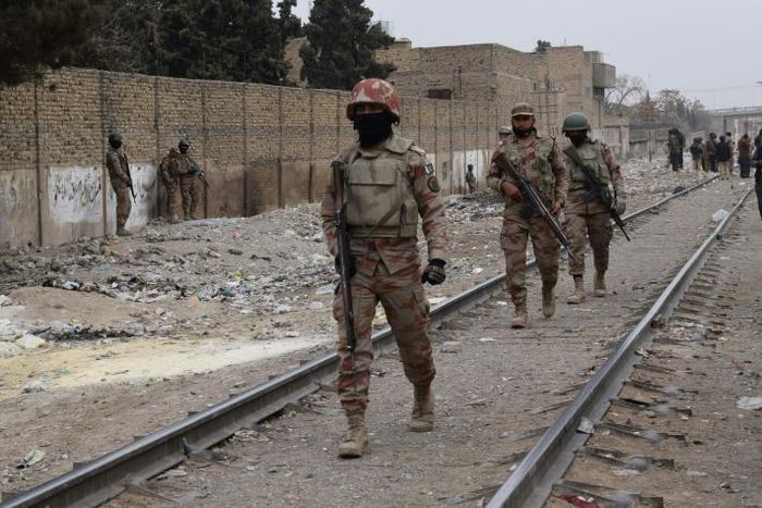 Thousands of paramilitary troops carry out security checks and help police in maintaining law and order in restive parts of Pakistan such as Balochistan