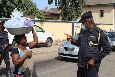 Ghana went into lockdown for three weeks